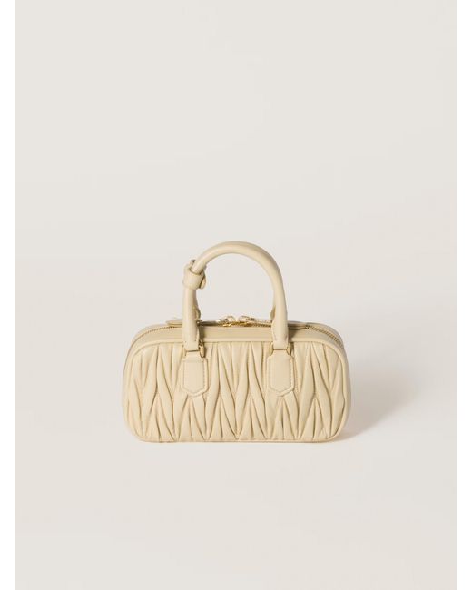 Miu Miu Metallic Arcadie Tote Bag