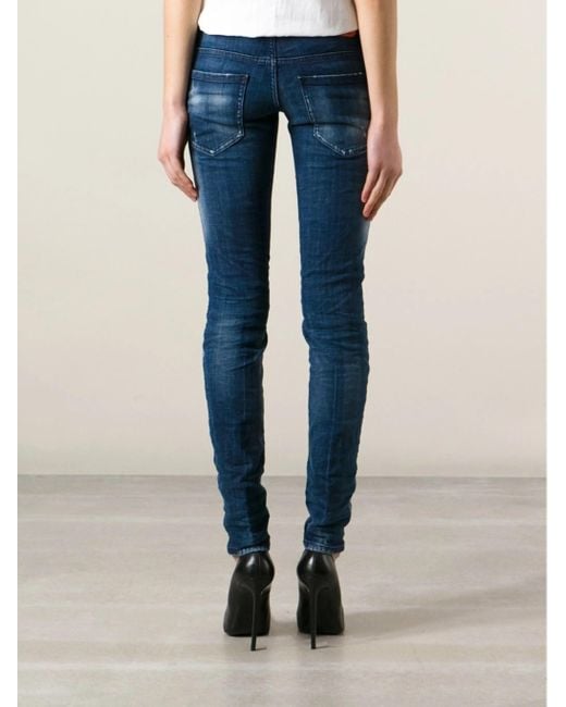 DSquared² Blue 'Super Slim' Jeans