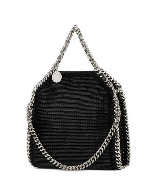 Stella McCartney Black Falabella Foldable Tote Bag