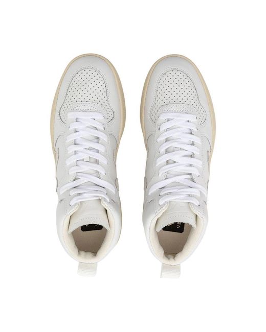 Veja White V-15 Sneakers