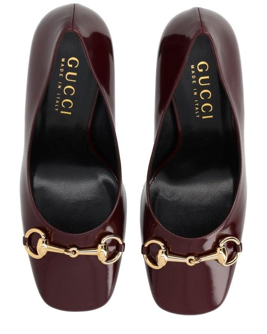 Gucci Brown Décolleté "Lady"