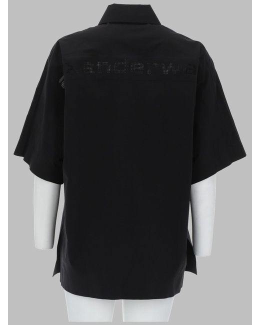 Alexander Wang Black Shirt Loose Fit for men