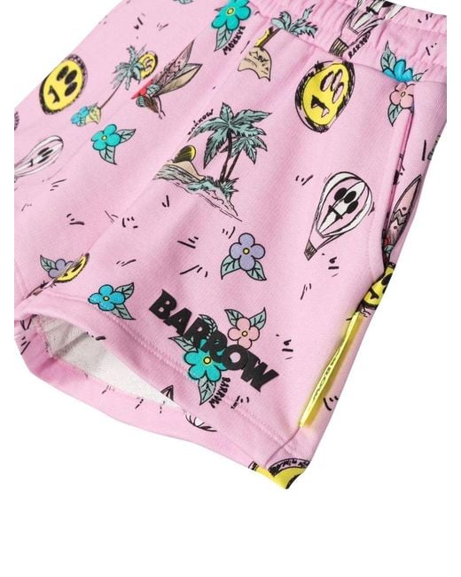 Barrow Pink Sweatshorts