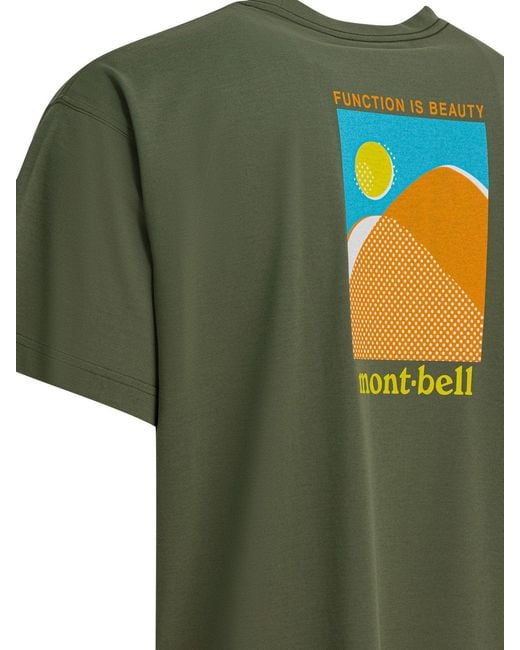 Montbell T-shirts Green for men