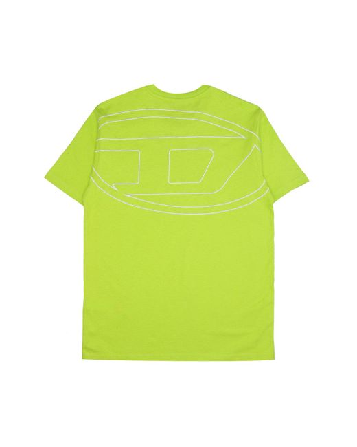 DIESEL Green T Shirts And Polos