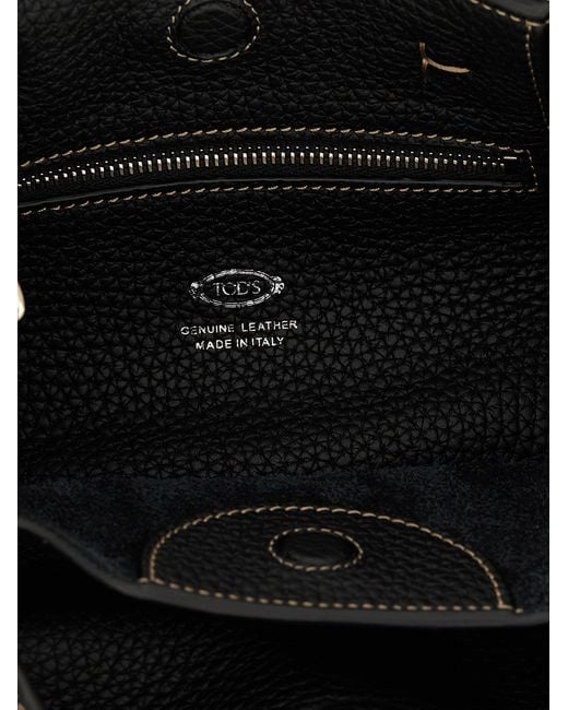 TOD 's 'Buz' pequeña bolsa de cubo Tod's de color Black