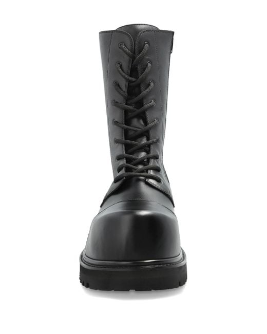 Vetements Black Stomp Combat Boot