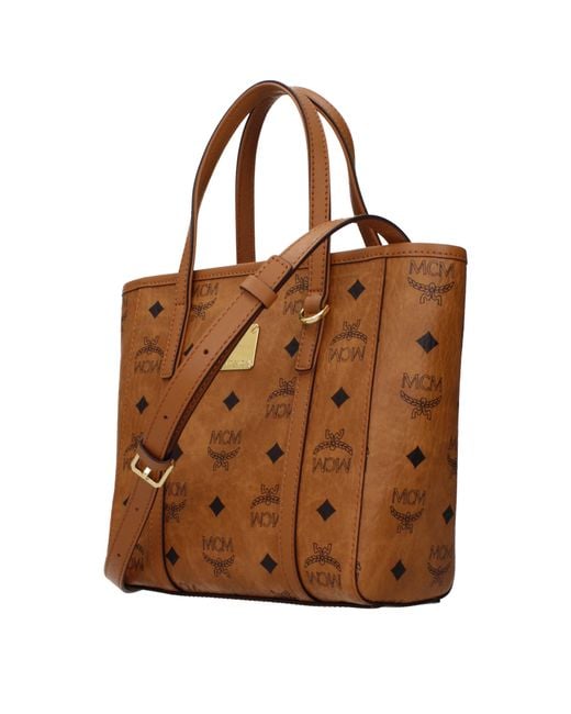 MCM Brown Handbags For /Cognac Leather
