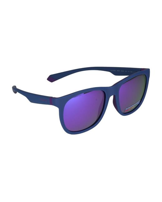 Gafas de sol PLD 2140/S 802 Semimattblue Violet Azure /18 /145 Polaroid de color Purple