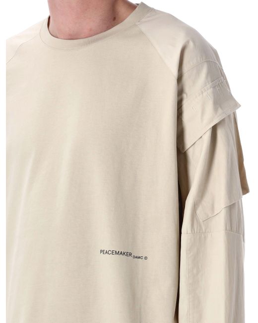 OAMC T -shirts En Polos in het Natural voor heren