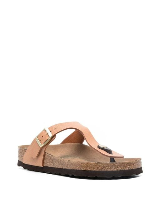 Birkenstock Brown Gizeh Veg, Birkibuc Shoes