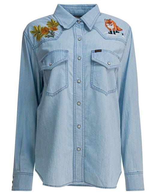Filson Blue Light Cotton Shirt