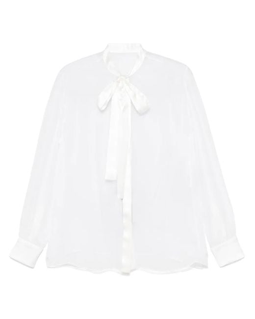 Dolce & Gabbana Shirt Met Boog in het White
