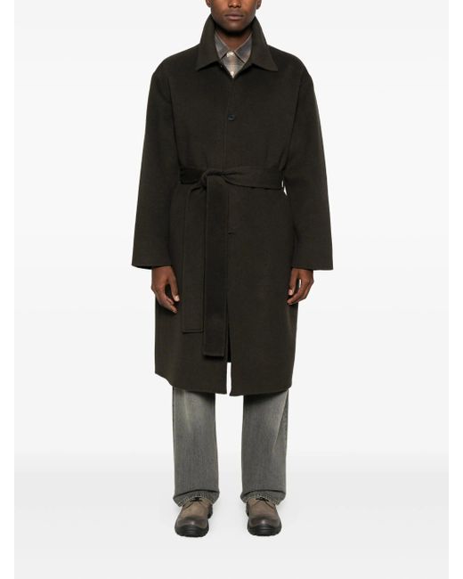 BERNER KUHL Black Naval Coat for men