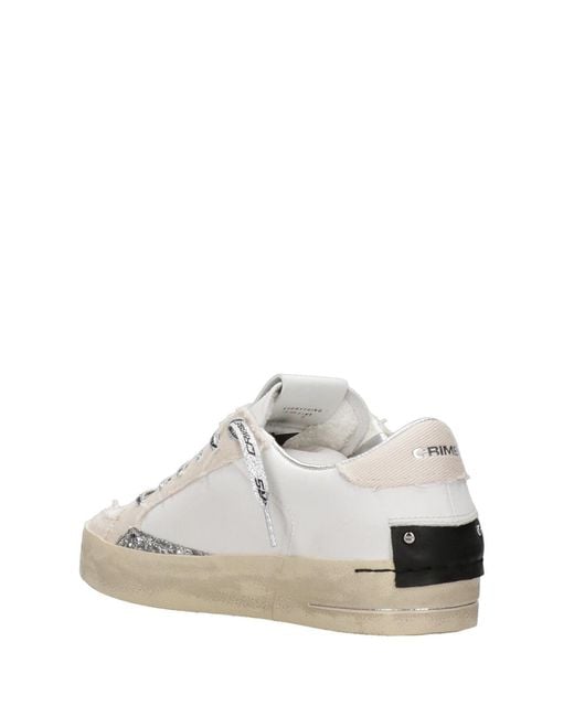 Crime London White Sneakers