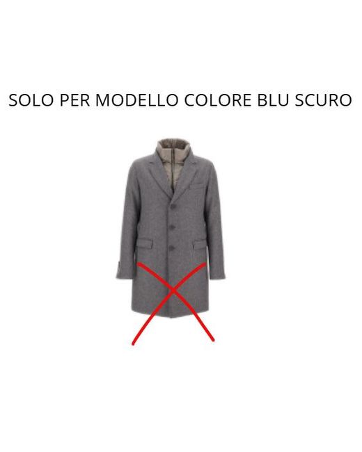 Herno Mäntel blau in Gray für Herren