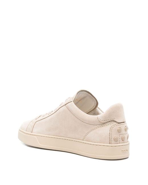 Tod's Pink Tod 's Leder -Turnschuhe