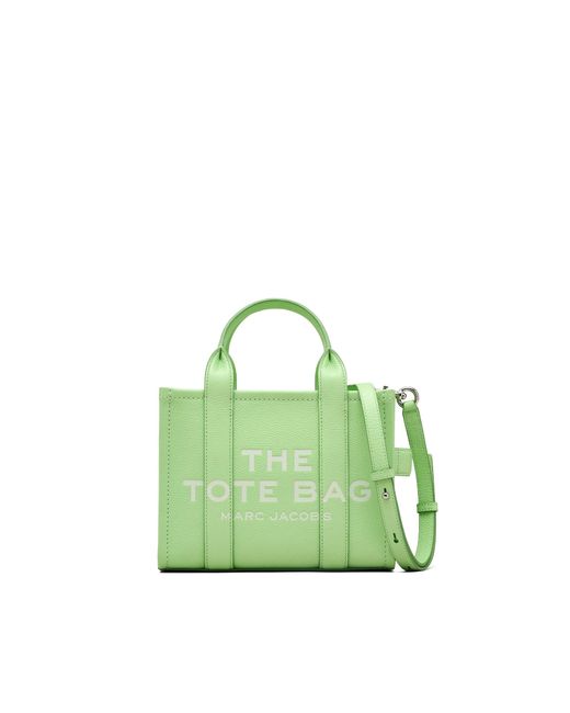 Marc Jacobs Green Das Leder kleine Einkaufstasche Pfefferminze