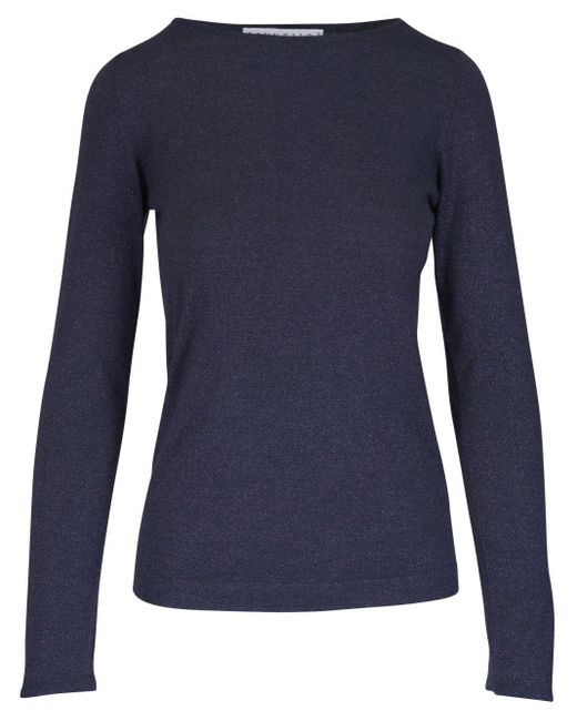 Brunello Cucinelli Blue 'Sparkling' Sweater