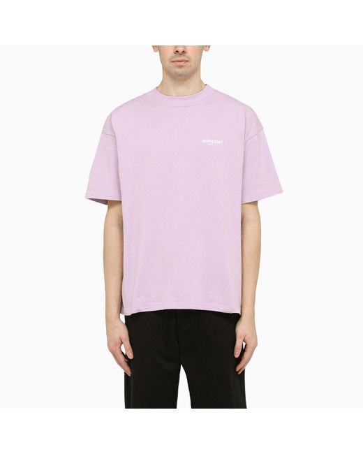 Represent Repräsentieren des Eigentümer Club Lilac Crew Neck T -Shirt in Purple für Herren