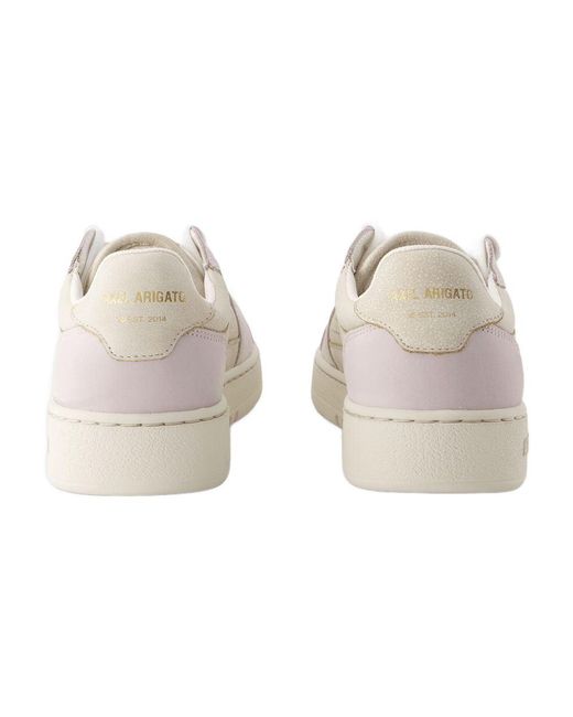 Dices lo zapatillas de zapatillas cuero beige/lila Axel Arigato de color Natural