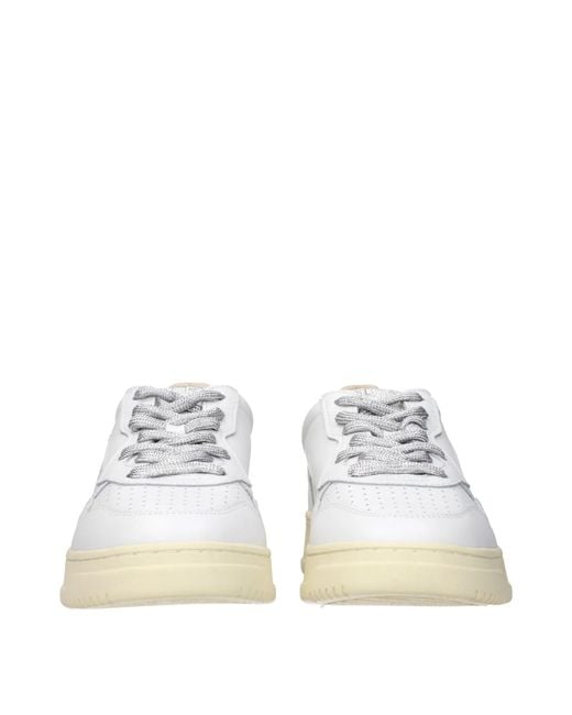Autry White Sneakers Medalist Leather