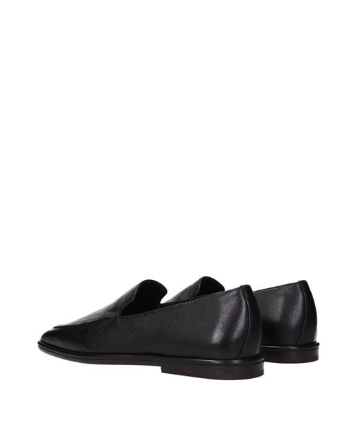 Ferragamo Black Brian Moccasins Leather