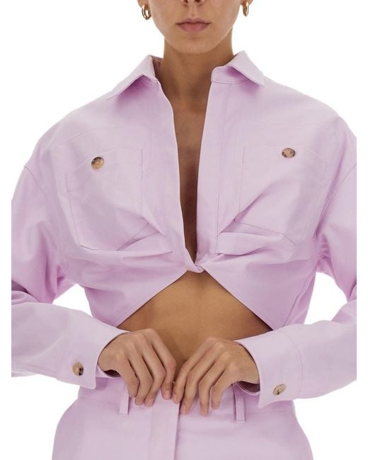 Off-White c/o Virgil Abloh Purple Cotton Jacket