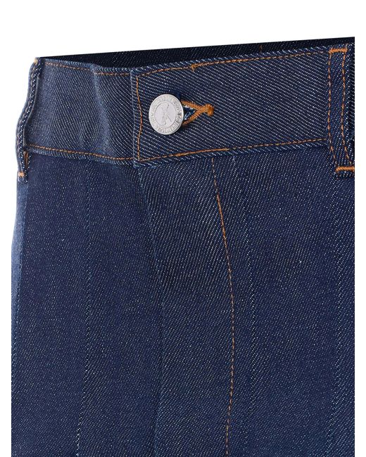 A.P.C. Mini-Plooirok in het Blue