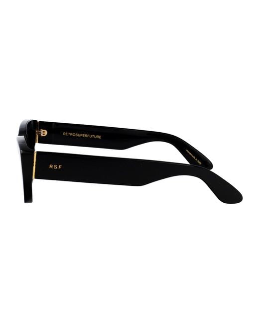 Retrosuperfuture Black Squared Sunglasses 6 Es