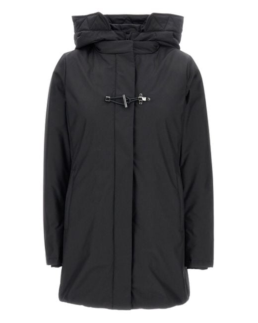 Cappotto Di Pala Algogenziale di Fay in Black