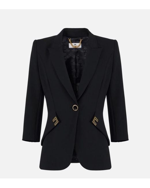 Elisabetta Franchi Blue Jacket