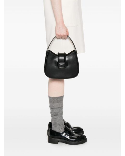Emporio Armani Black Small Leder Umhängetasche