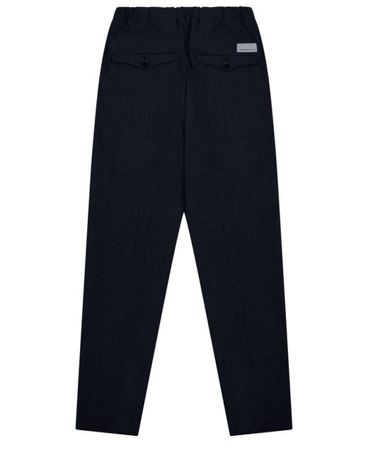 Nine:inthe:morning Blue Mini Relaxed Trousers For for men