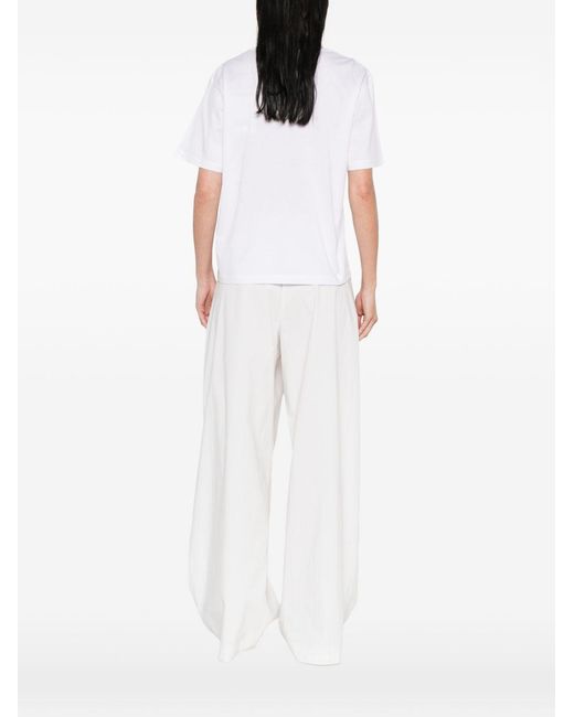 Herno White Cotton T-Shirt