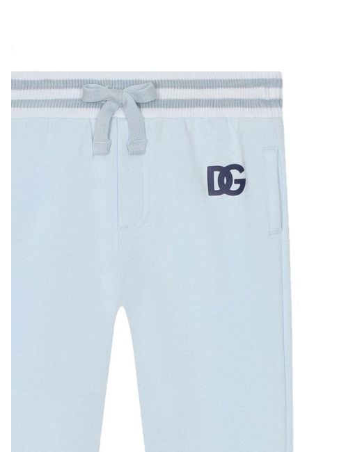 Dolce & Gabbana Blue Jogger Logo