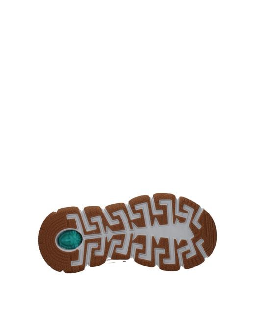 Versace Odissea Gemusterte Sneakers in White für Herren