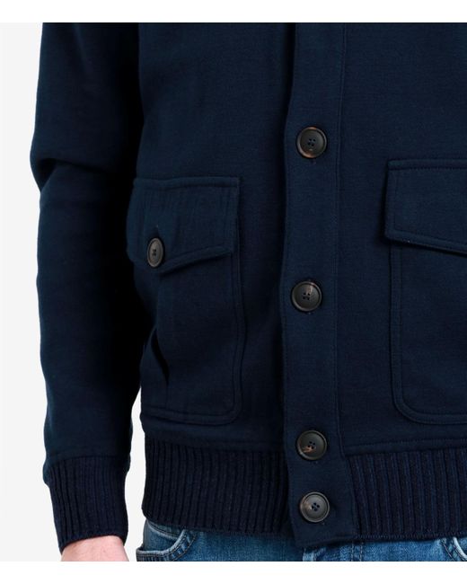 Gran Sasso Blue Sweaters for men