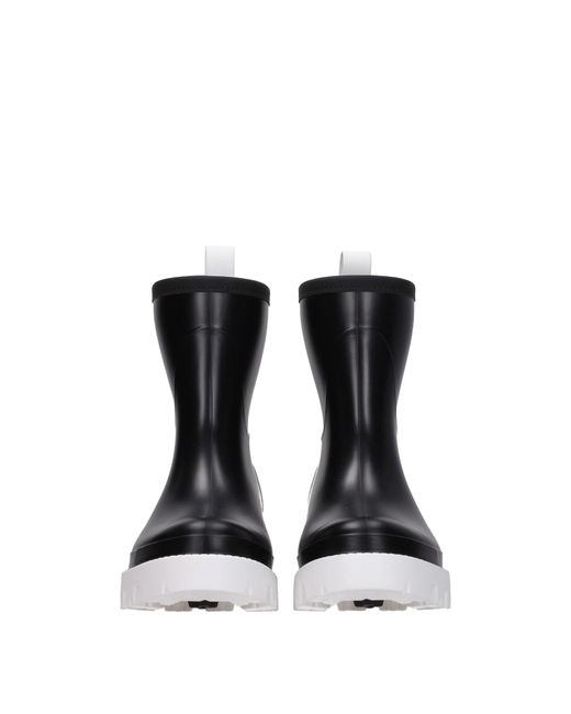 Gia Borghini Black Boots Couture Rubber for men