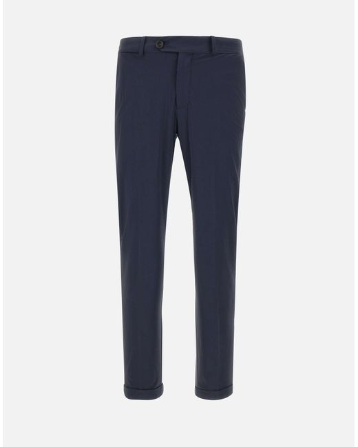 Rrd Blue Slim Fit Chino Trousers for men