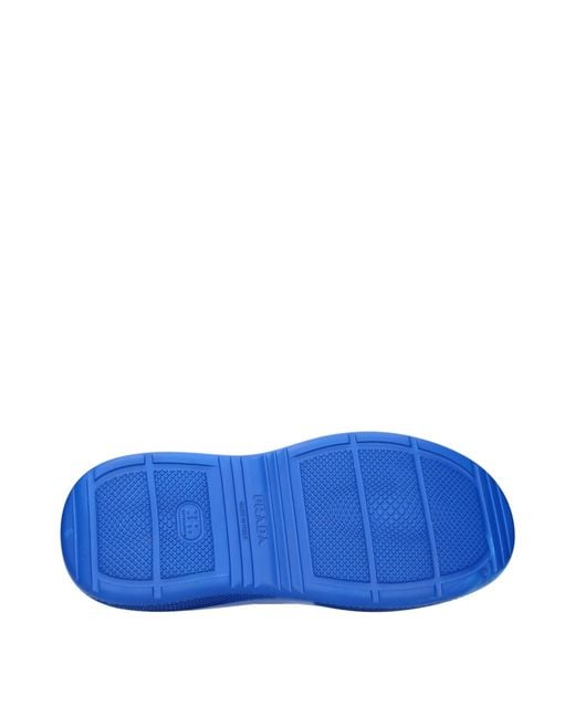 Prada Blue Slippers And Clogs Mellow Rubber/Light