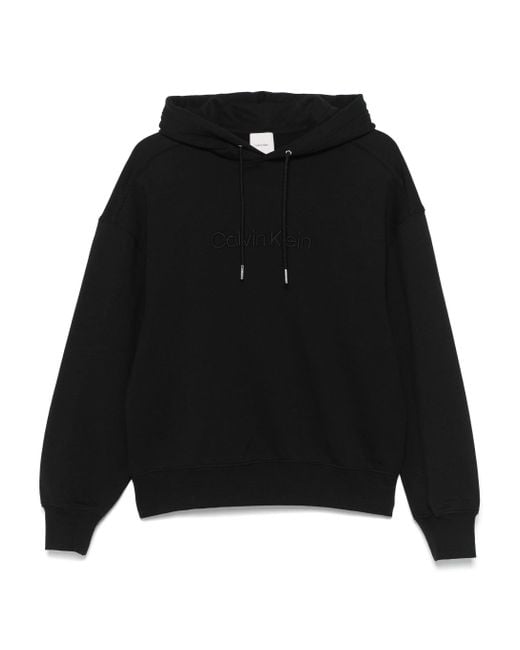 Calvin Klein Black Hoodie mit Kapuze und Logo