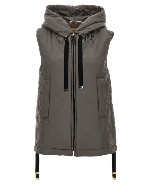 'Greengo' chaleco Max Mara de color Gray