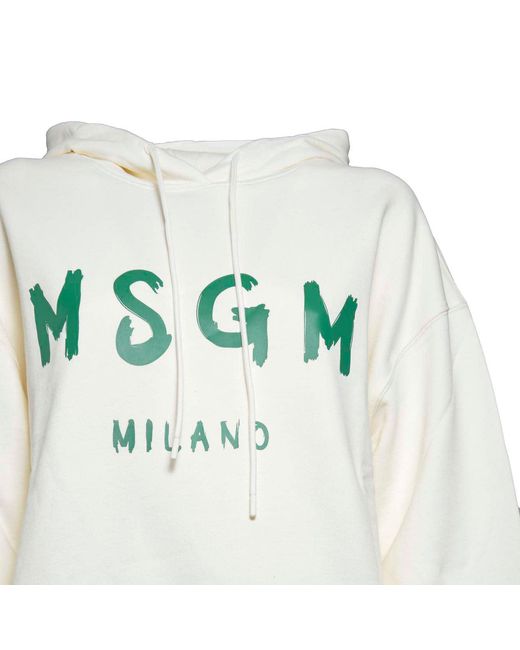 MSGM White Pullover