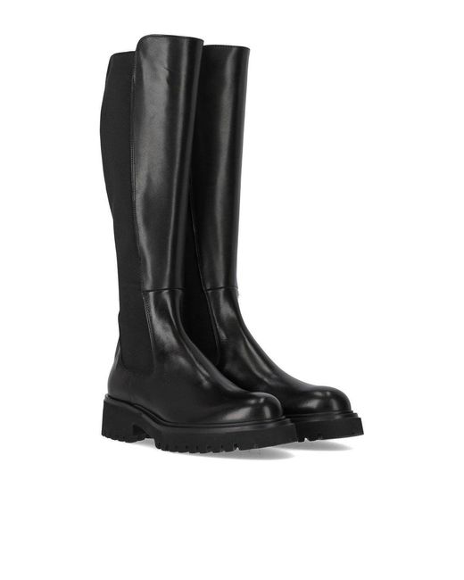 Guglielmo Rotta Black Ranch Boot for men