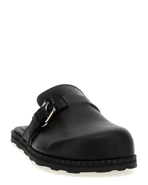 Moschino Black 'Birky' Sabots