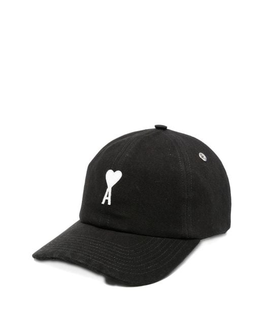 AMI Black Ami De Coeur Baseball Cap
