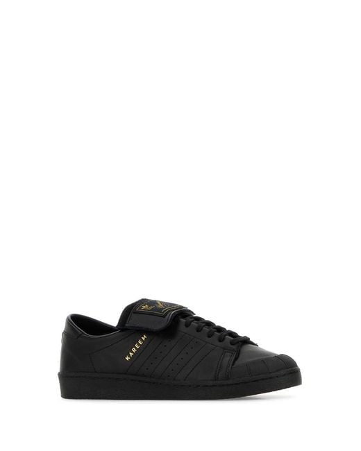 ADIDAS X WILLY CHAVARRIA Black Leather Jabbar Sneakers for men