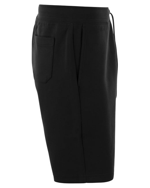 Pantalones cortos de doble punto de Polo Ralph Lauren de color Black