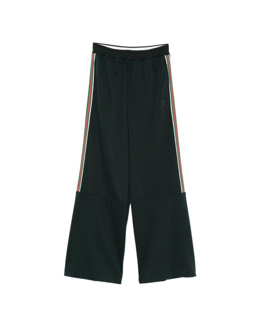 Gucci Green Web Detail Track Pants